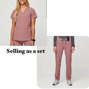 Limited edition Mineral Mauve figs scrubs